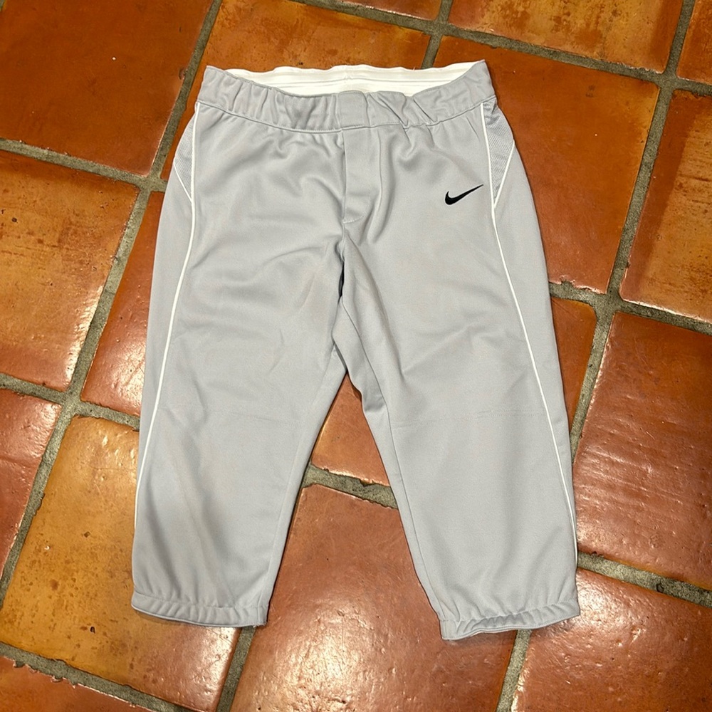 NIKE softball pants Large gray